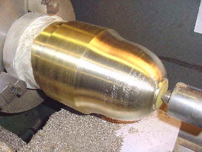coehorn mortar bottom contour finish grinding