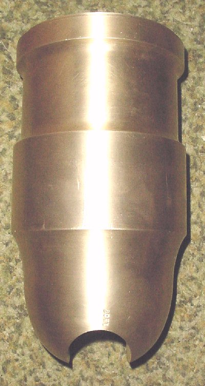 coehorn mortar trunnion slot machined into tube