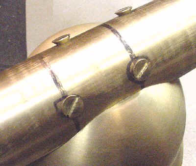 coehorn mortar trunnion bolts loc-tited in place