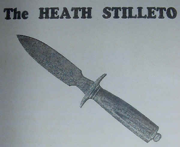Heath stilleto knife - double edge